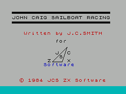John Craig Sailboat Racing (1984)(JCS ZX Software)
